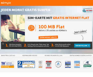 simyo Flat Internet Free