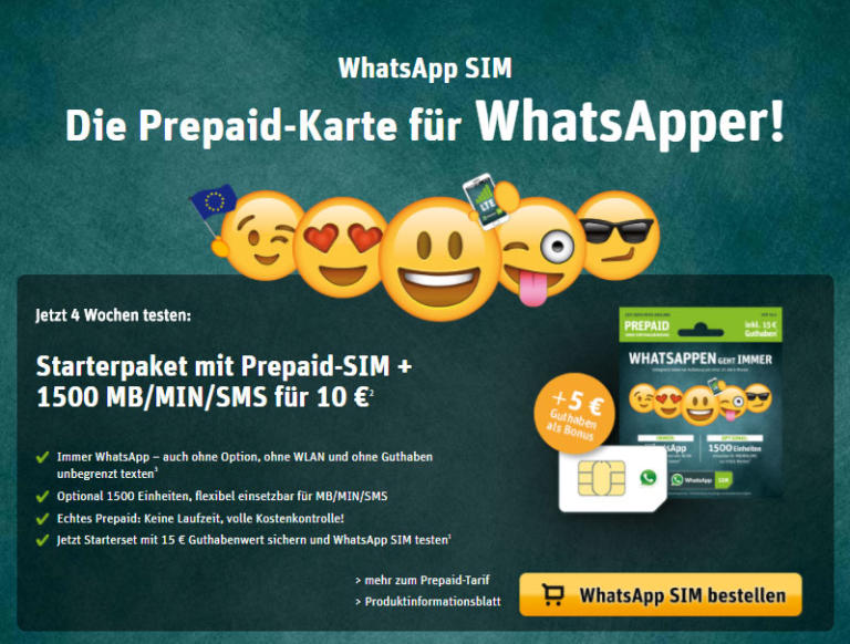 WhatsApp SIM
