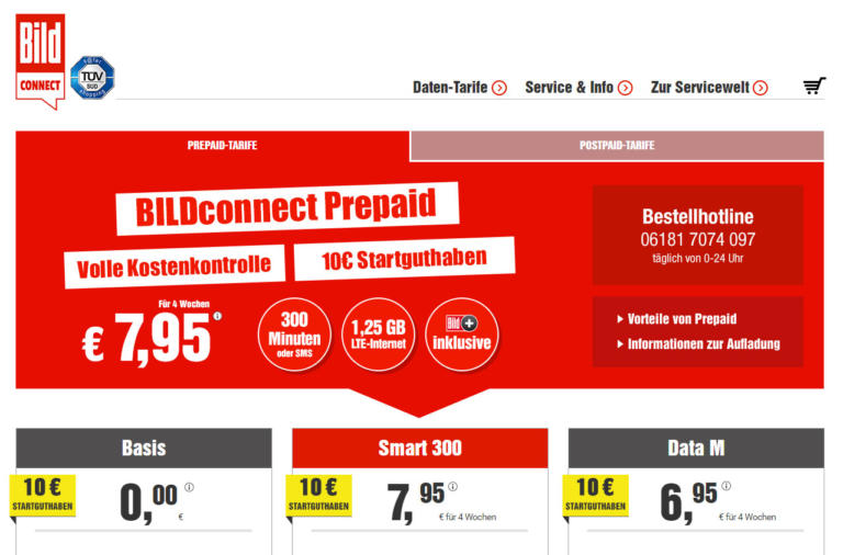 BILDconnect Prepaid