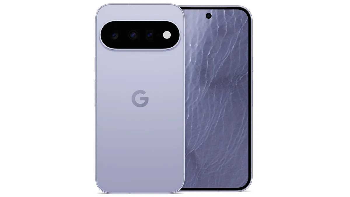 Google Pixel 11 in Frost, Vorder- und Rückansicht